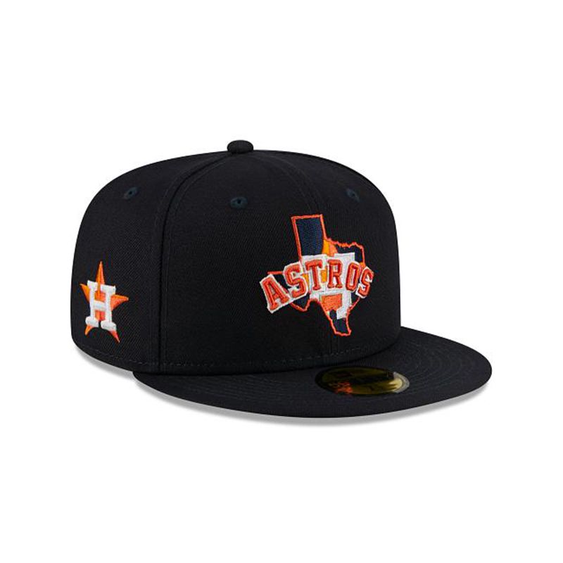 MLB Houston Astros Local 59Fifty Fitted (CPE1110) - Blue New Era Caps